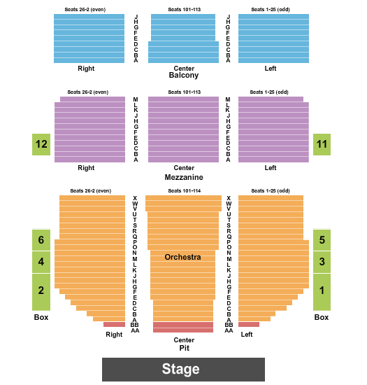 National Theatre Book Of Mormon Seating Chart